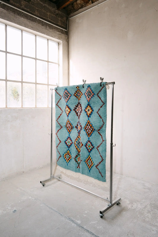 Teppich Bergama Tülü - Azure Diamonds