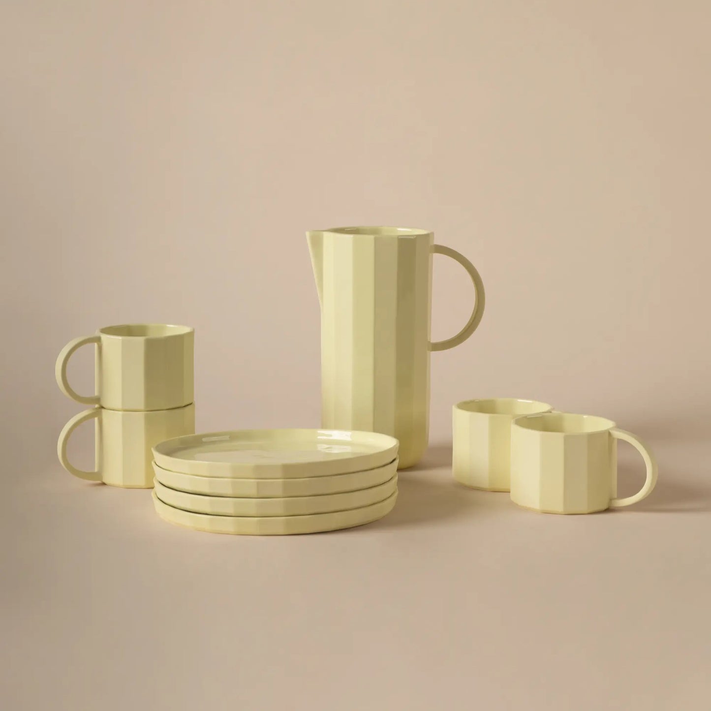 Porzellan-Set Facet Breakfast
