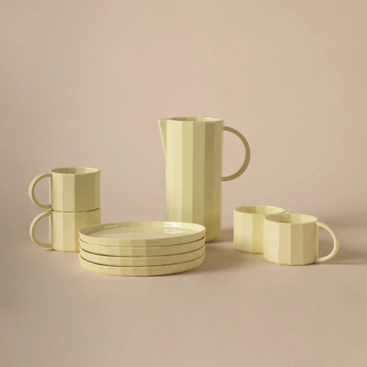 Porzellan-Set Facet Breakfast