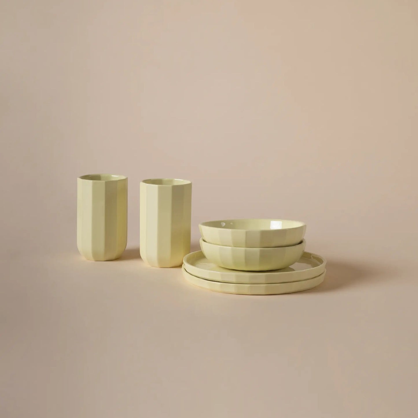 Porzellan-Set Facet Small Breakfast