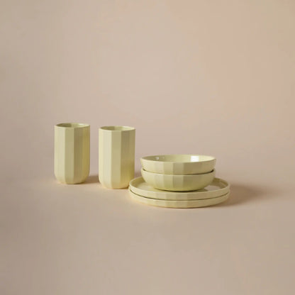 Porzellan-Set Facet Small Breakfast