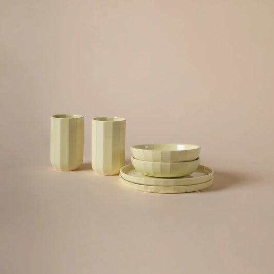 Porzellan-Set Facet Small Breakfast