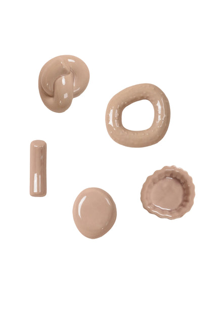 Wandhaken Fossil – 5er Set