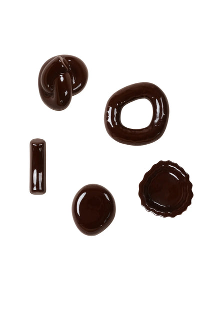 Wandhaken Fossil – 5er Set