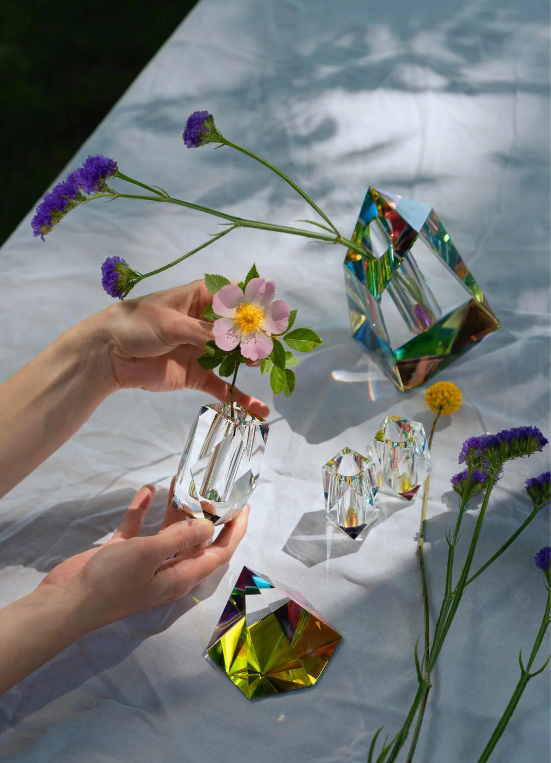 RAINBOW - Kleine Vase oder Kerzenhalter