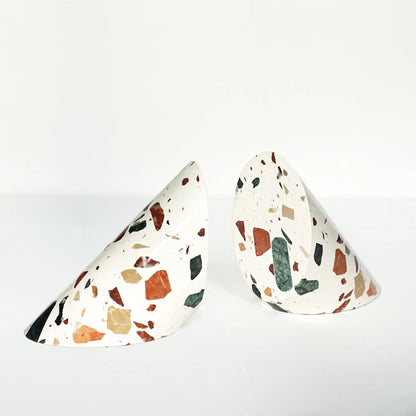 Buchstütze Terrazzo