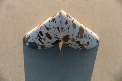 Buchstütze Terrazzo