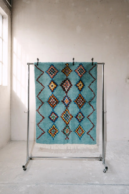 Teppich Bergama Tülü - Azure Diamonds