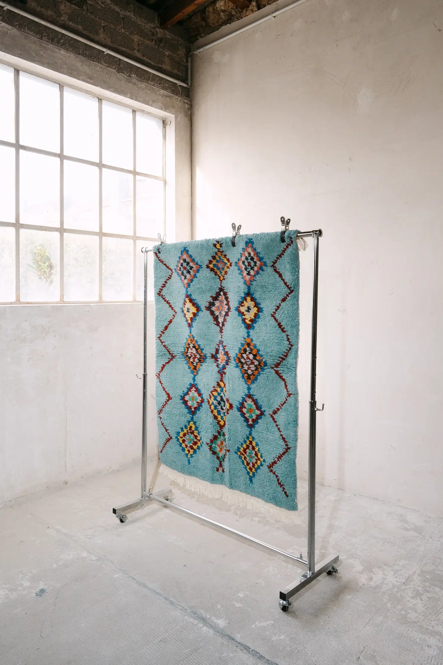 Teppich Bergama Tülü - Azure Diamonds