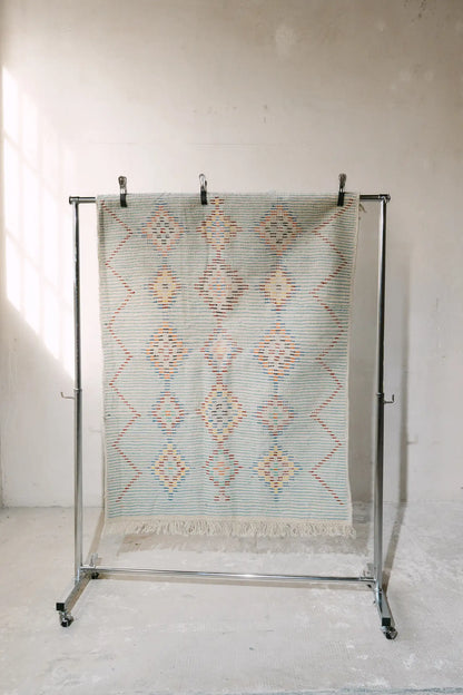 Teppich Bergama Tülü - Azure Diamonds
