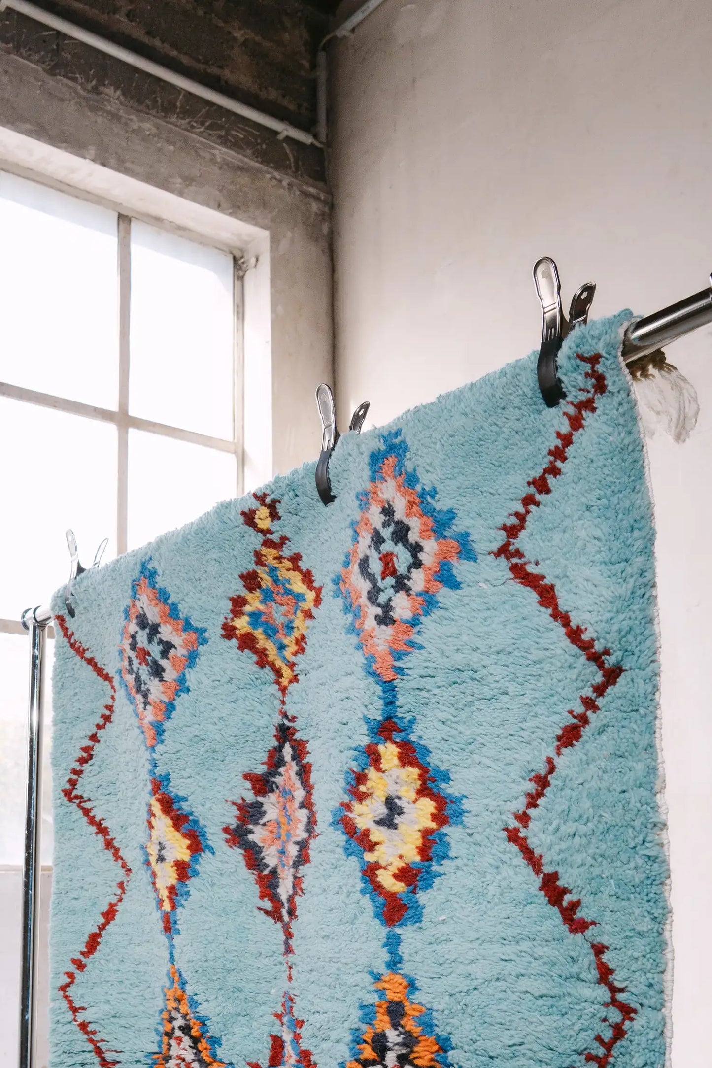 Teppich Bergama Tülü - Azure Diamonds