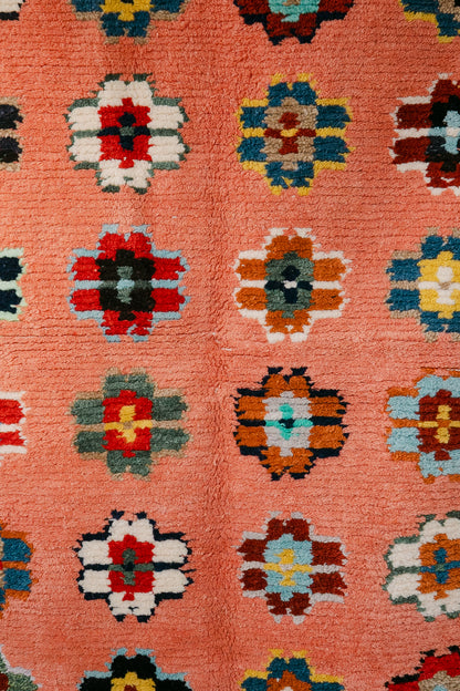 Teppich Bergama Tülü — Peach Mosaic