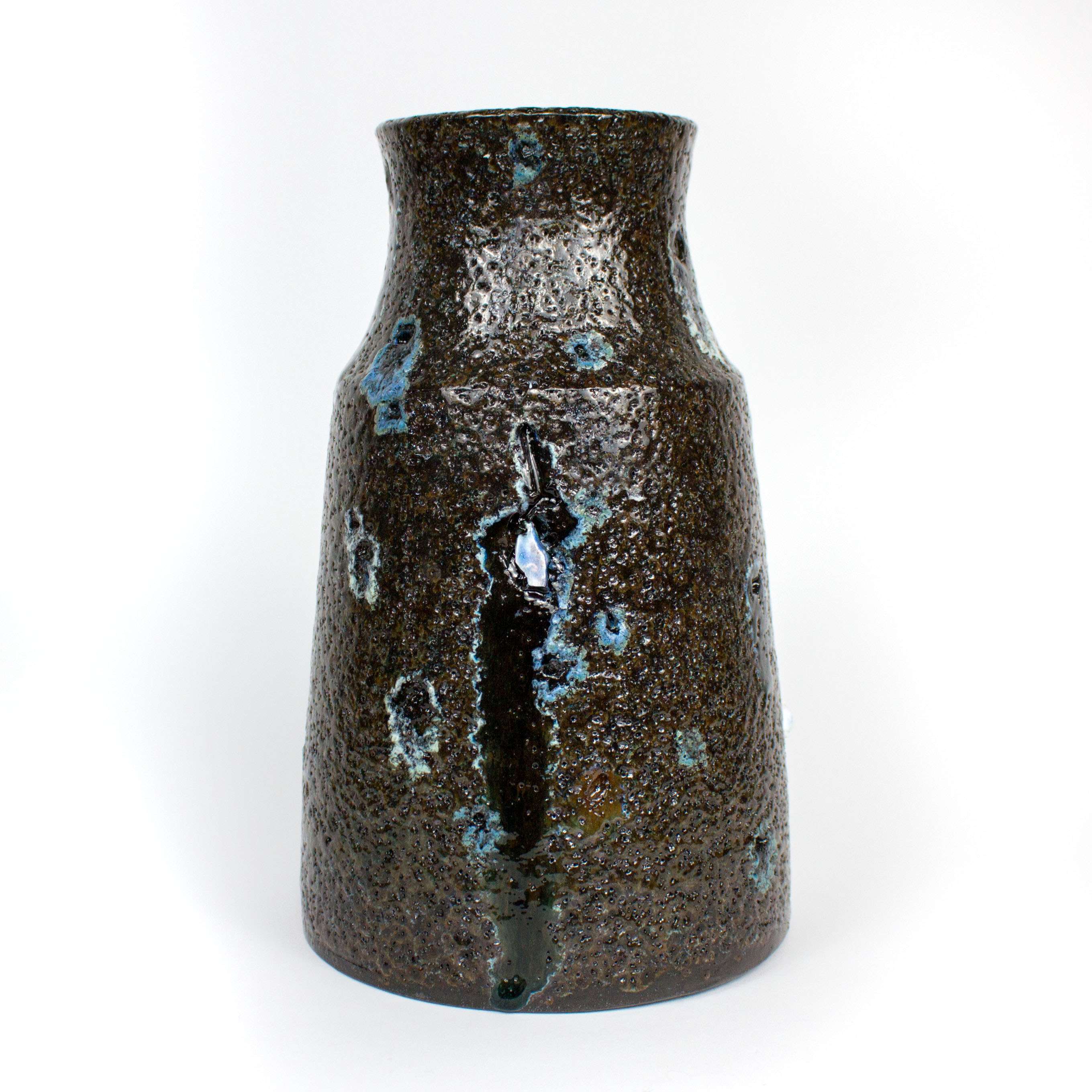 Vase Steinzeug & Glas Nr. HS006